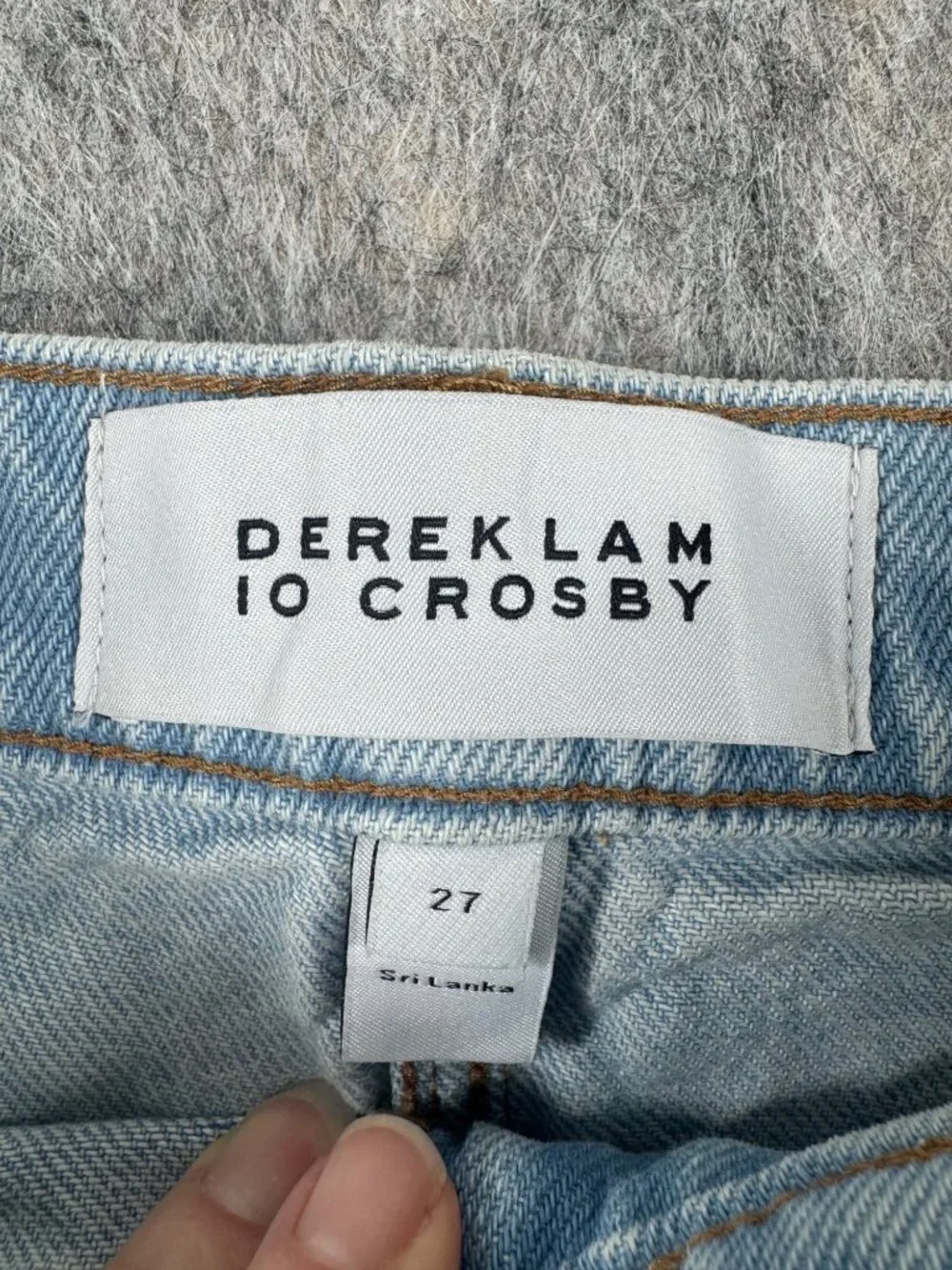 Derek Lam 10 Crosby Denim Maxi Midi Skirt Sz 27 Light Wash Cotton - Picture 3 of 9